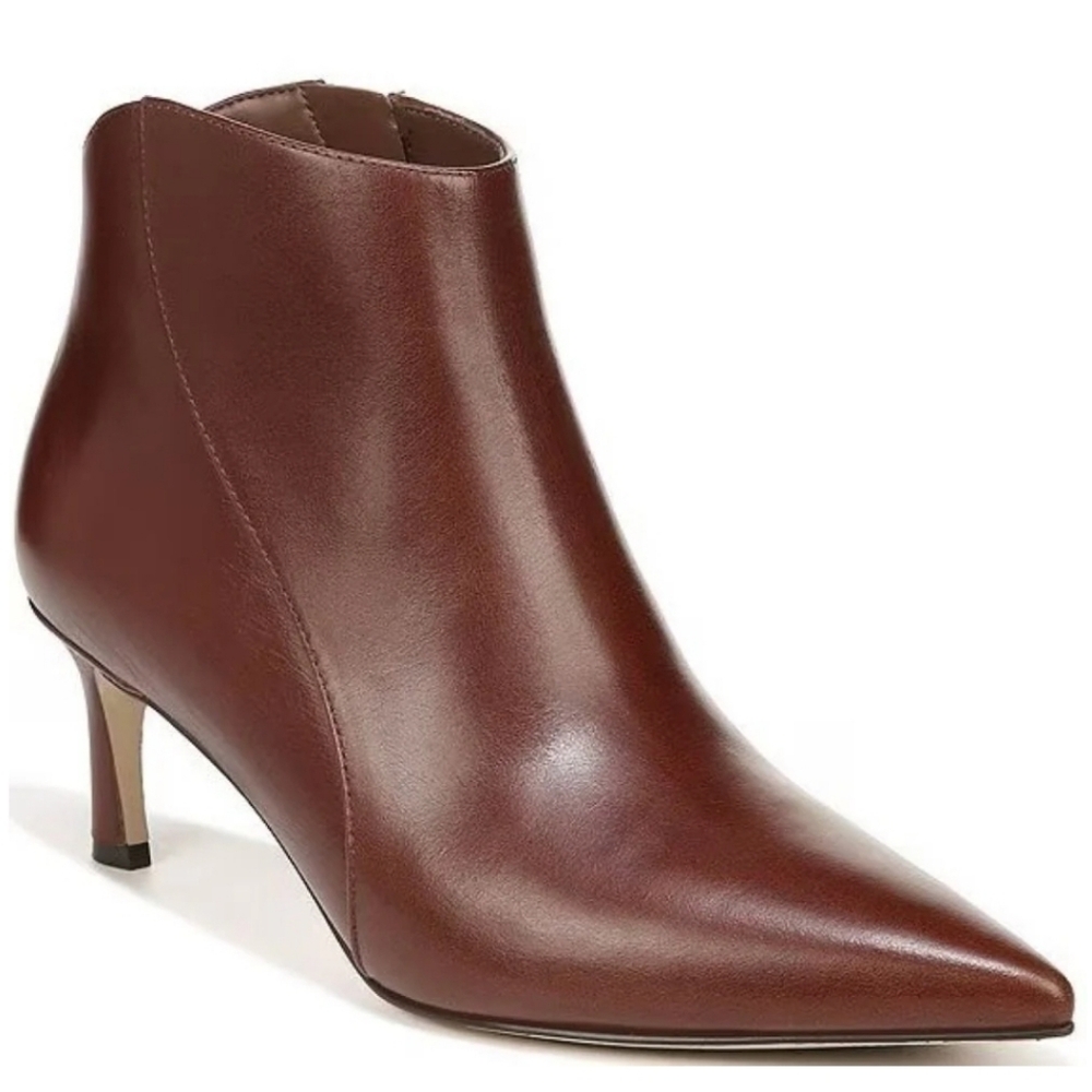NIB 27 EDIT Women's Felix Pointed Toe Ankle Boots Cappuccino 7.5 M